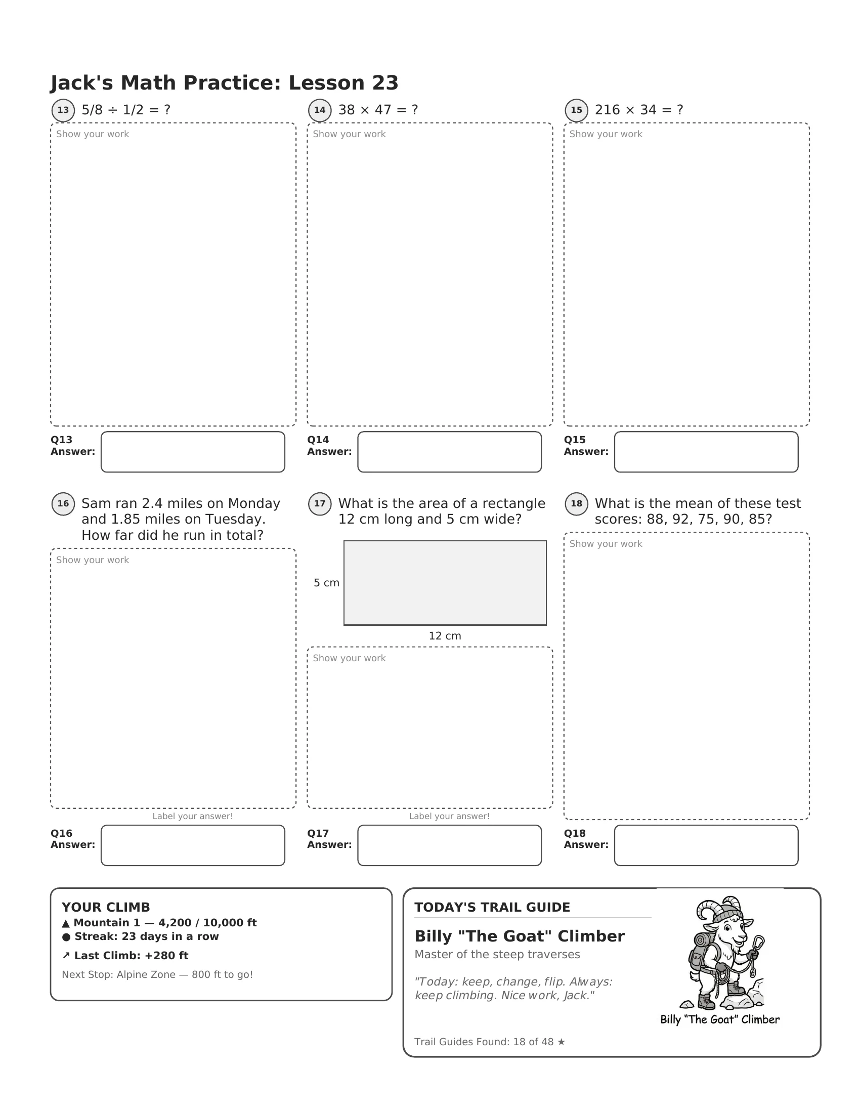 Miniature of worksheet page 4